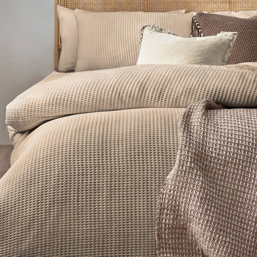 Duvet Cover Chunky Waffle – Linen