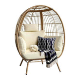 Woven Egg Chair with Cushions