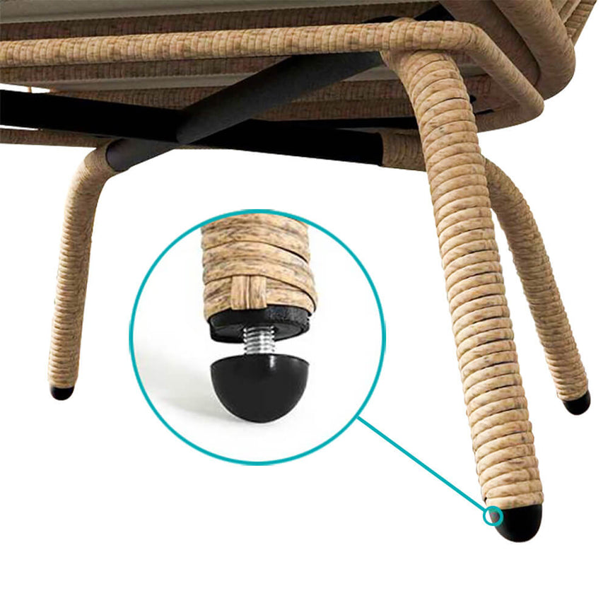 Woven Egg Chair with Cushions