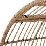 Woven Egg Chair with Cushions