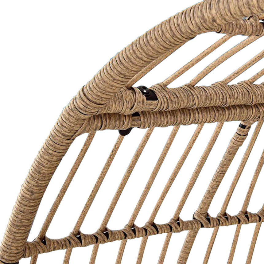 Woven Egg Chair with Cushions