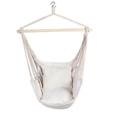 Hanging Chair with Cushions, Off-White
