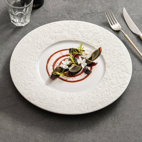 Plat de ceràmica d'ala ampla Phantom Sand