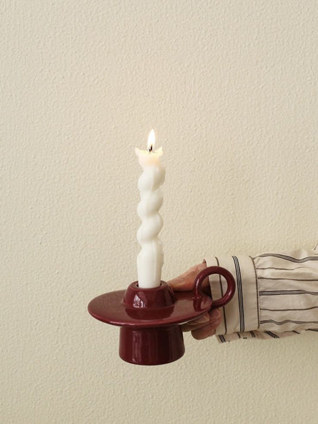 Handmade Ceramic UFO Candle Holder
