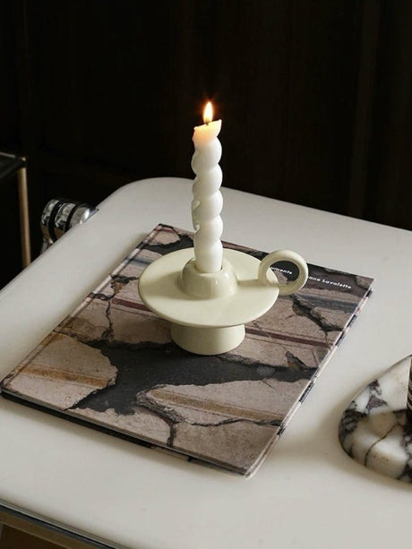 Handmade Ceramic UFO Candle Holder
