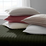 Channel stitch - Linen Cotton Quilt Sets