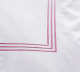 Lines - Linen Cotton Embroidered Edge Duvet Cover Sets