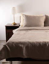 Linen Pillow with Wool Filling, Adjustable
