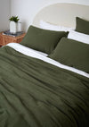 Waffle Weave Linen Cotton Duvet Cover Sets