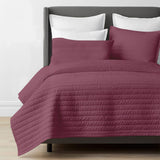 Channel stitch - Linen Cotton Quilt Sets