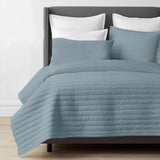 Channel stitch - Linen Cotton Quilt Sets