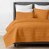 Channel stitch - Linen Cotton Quilt Sets