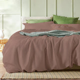 Waffle Weave Linen Cotton Duvet Cover Sets