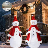 Snowman Lawn Decorations, 80 cm, Set of 2