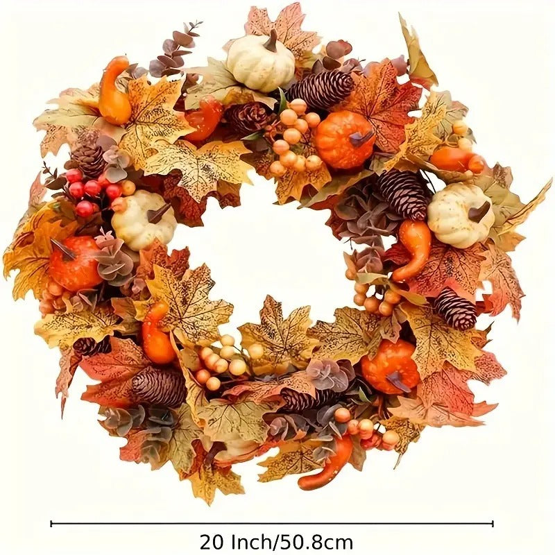 Autumn Harvest Wreath, 50.8 cm
