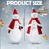 Snowman Lawn Decorations, 80 cm, Set of 2