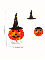 Foldable Pumpkin Light with Hat, 80.1 cm