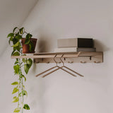 Wall Coat Rack Lyon – Shelf with Hooks