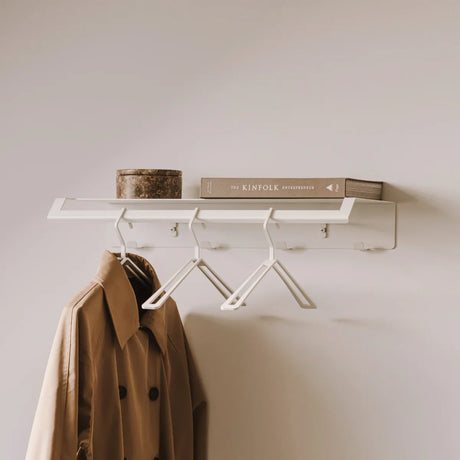 Wall Coat Rack Lyon – Shelf with Hooks