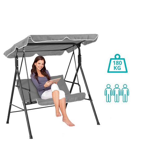 Garden Swing Bed, Grey