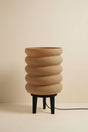 Luan table lamp in plant-based composite