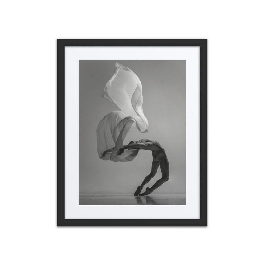 Weightless Surrender | Dance-Art Framed Poster #91 (25.5" H x 21.5" W)