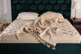 Merino Wool Throw, Handwoven, Undyed