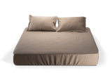 Linen Fitted Sheet, US Sizes, Natural or White