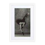 Onyx Elegance | Dance-Art Framed Poster #76 (23.5" H x 17.5" W)