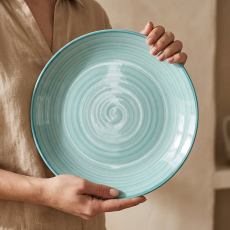 Dinner Plate – Porcelain, Baita Acqua
