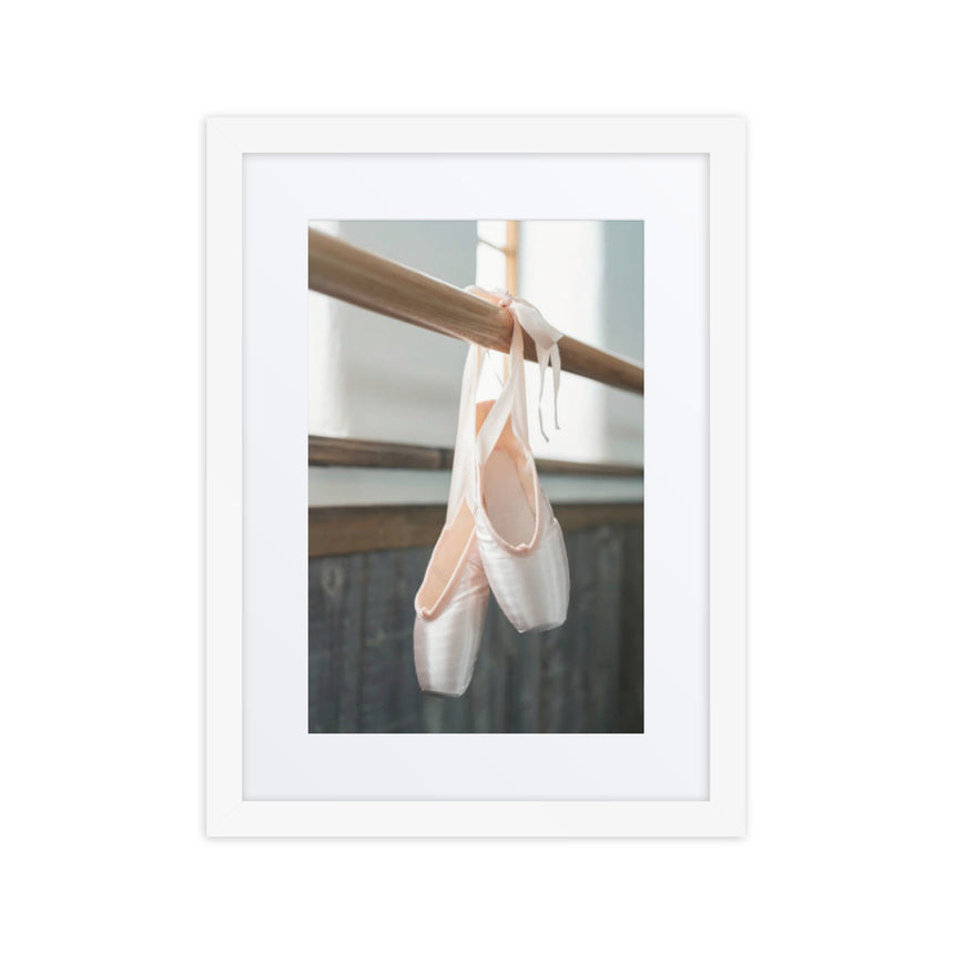 Pointe Elegance | Dance-Art Framed Poster #47 (21.5" H x 17.5" W)