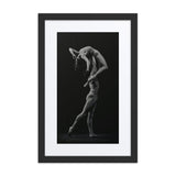 Poised Ascent | Dance-Art Framed Poster #75 (23.5" H x 17.5" W)