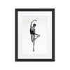 Poised Ascent | Dance-Art Framed Poster #16 (21.5" H x 17.5" W)