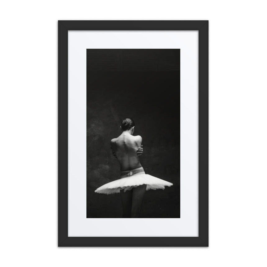 Quiet Embrace | Dance-Art Framed Poster #70 (23.5" H x 17.5" W)