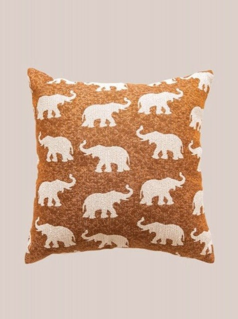 Safari Decorative Terracotta Throw Pillowcase, Earthy Tone Modern Fall Decors