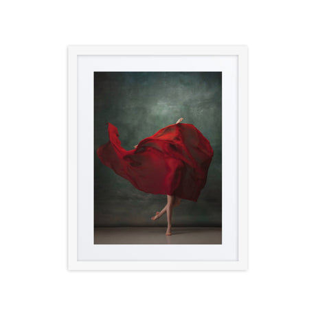 Framed Poster Scarlet Flow No. 80