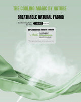 Silky Bamboo Fiber Cooling Blanket Duvet for Hot Sleepers & Night Sweats