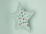 Christmas Star Porcelain Serving Tray, 27 cm