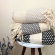 Loosely woven cotton blanket, 250 x 200 cm