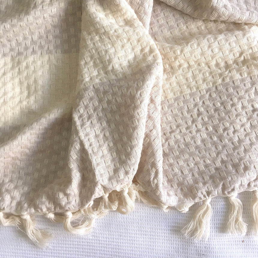 Istanbul Handwoven Cotton Blanket, 250 x 200 cm