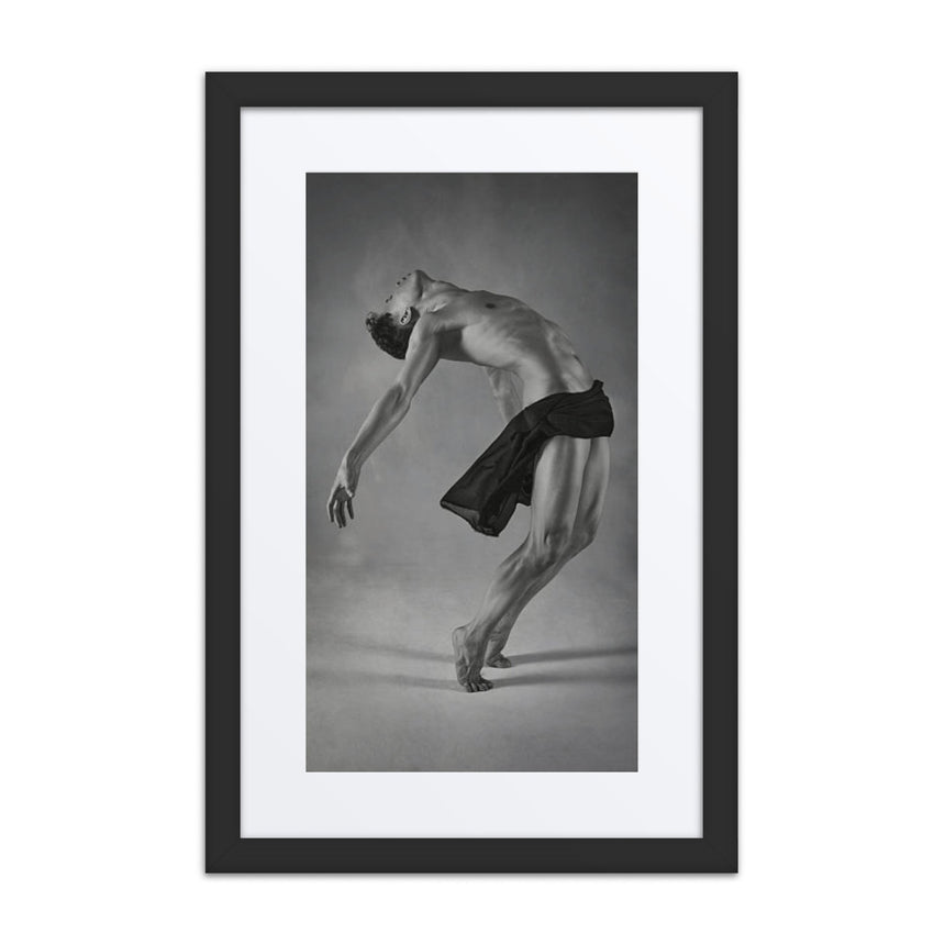 Surrender in Motion | Dance-Art Framed Poster #71 (23.5" H x 17.5" W)
