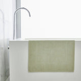 Khaki green bath mat