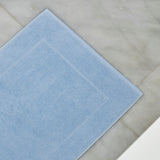 Light blue bath mat