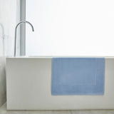 Light blue bath mat