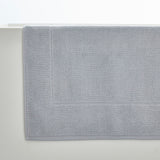 Silver grey bath mat