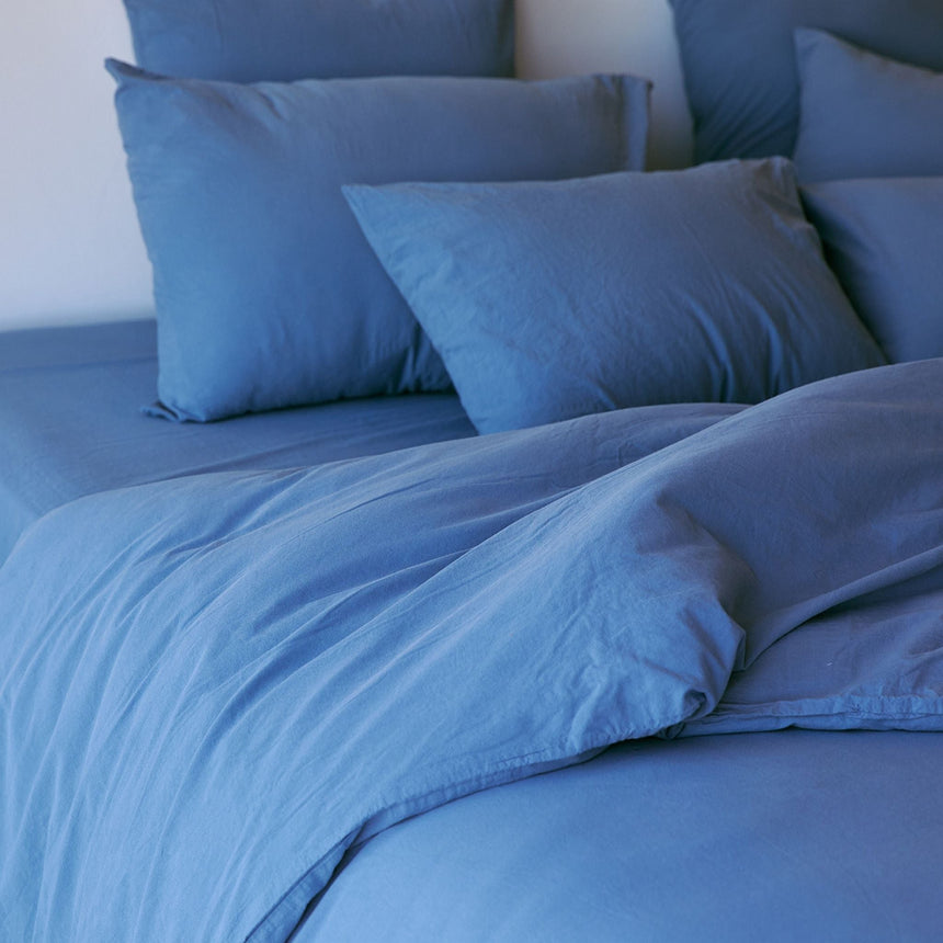 Blue Tavira Washed Cotton