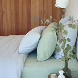 Khaki green Tavira Washed Cotton