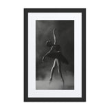 Tutu Noir | Dance-Art Framed Poster #65 (23.5" H x 17.5" W)