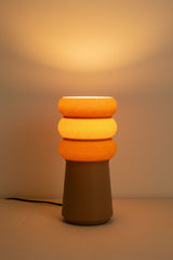 Vivit table lamp in plant-based composite