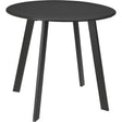 Round anthracite side table